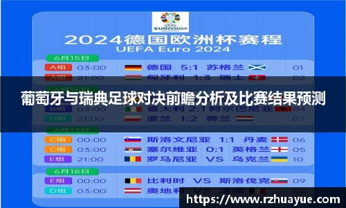 葡萄牙与瑞典足球对决前瞻分析及比赛结果预测